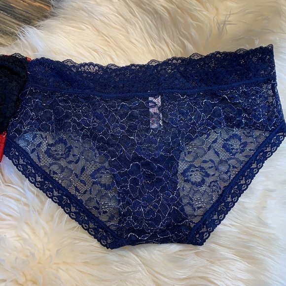 Lace sparkly panties full coverage high waist - Picture 11 of 12
